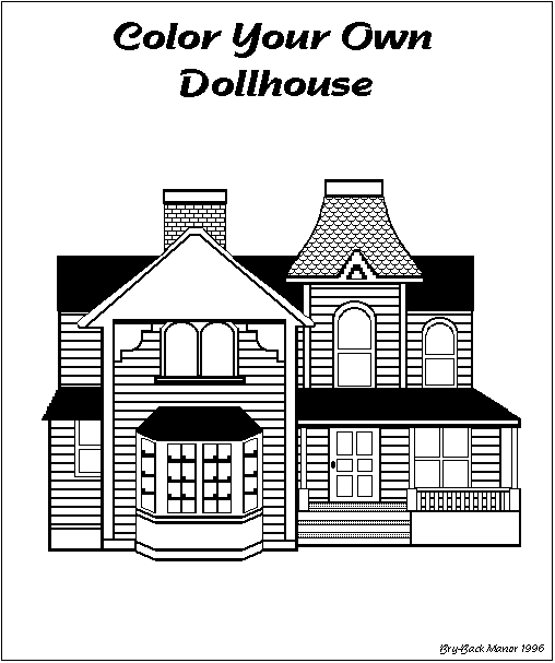 Domy i mieszkania kolorowanki